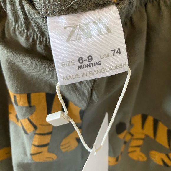 ZARA TIGER GRAPHIC BABY LEGGINGS - Picture 5 of 9
